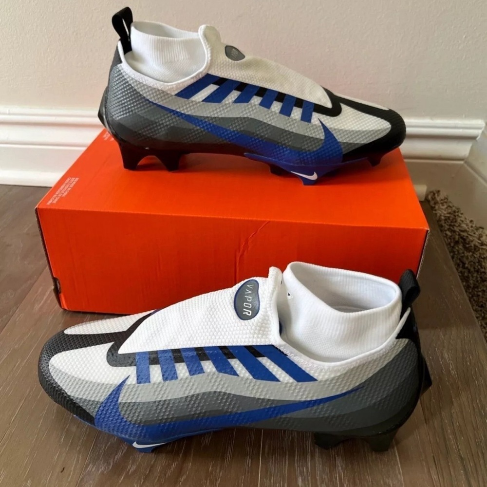 Nike Vapor Edge Pro 360 Game Royal Black Football Cleats DV0778-003 Mens Size